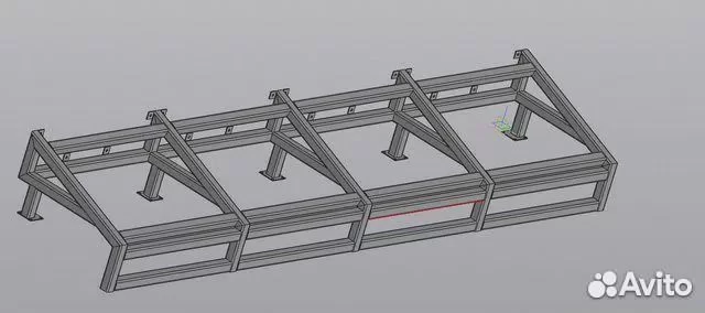 3D-модель — металлический каркас