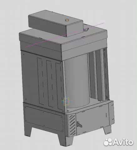 3D-модель — промышленное оборудование